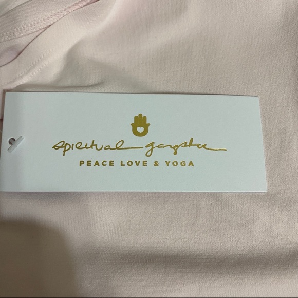 Spiritual Gangster Supernova Logo Blush Pink Seamless Muscle Tank Top (M/L) - Picture 6 of 8